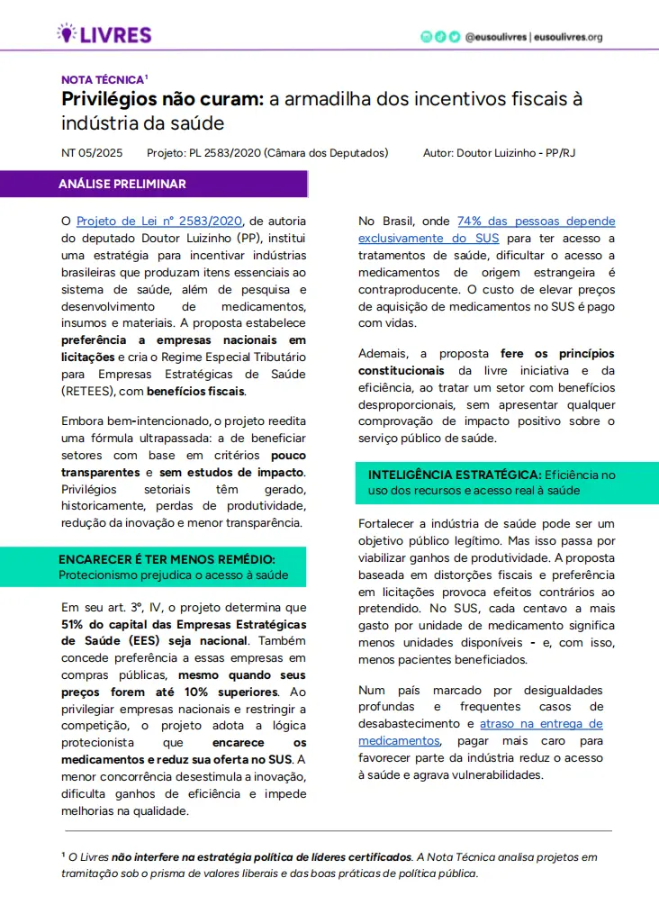incentivos fiscais