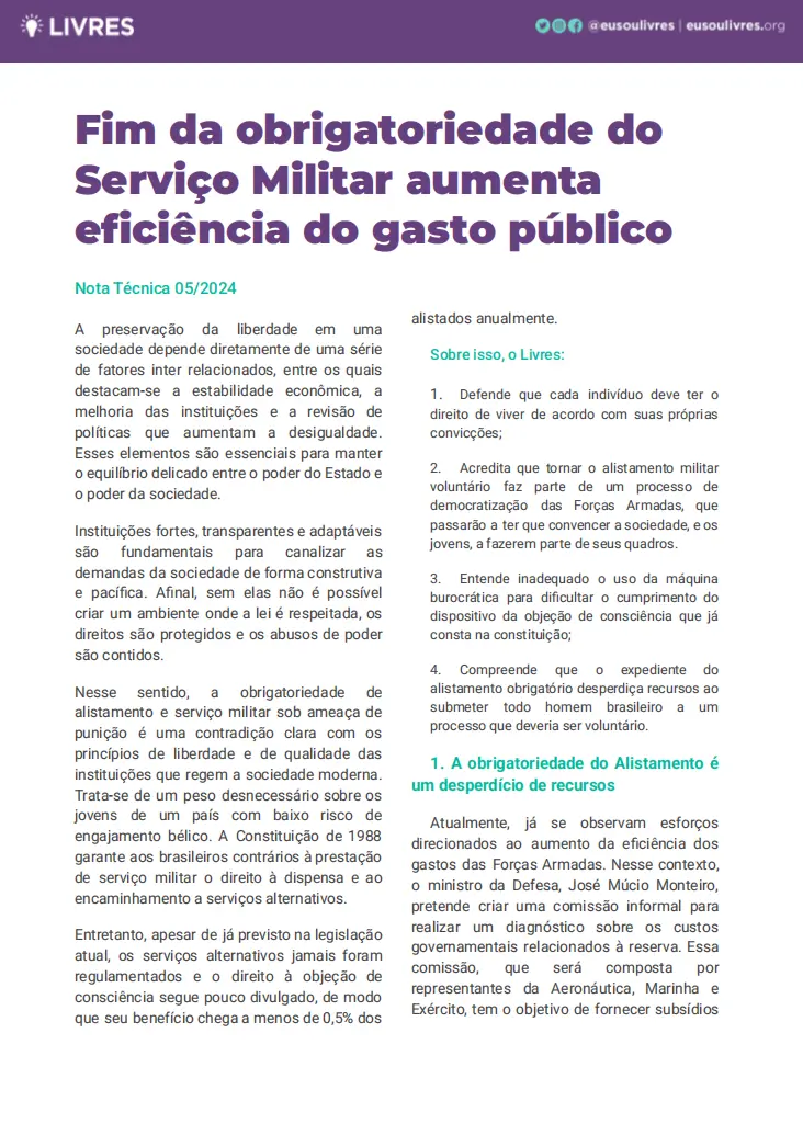 fim serviço militar
