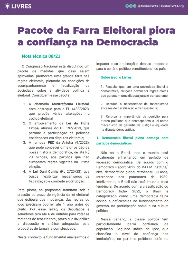farra eleitoral