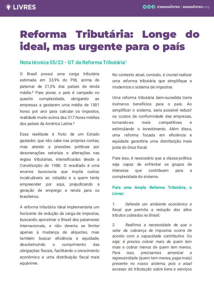 reforma tributária