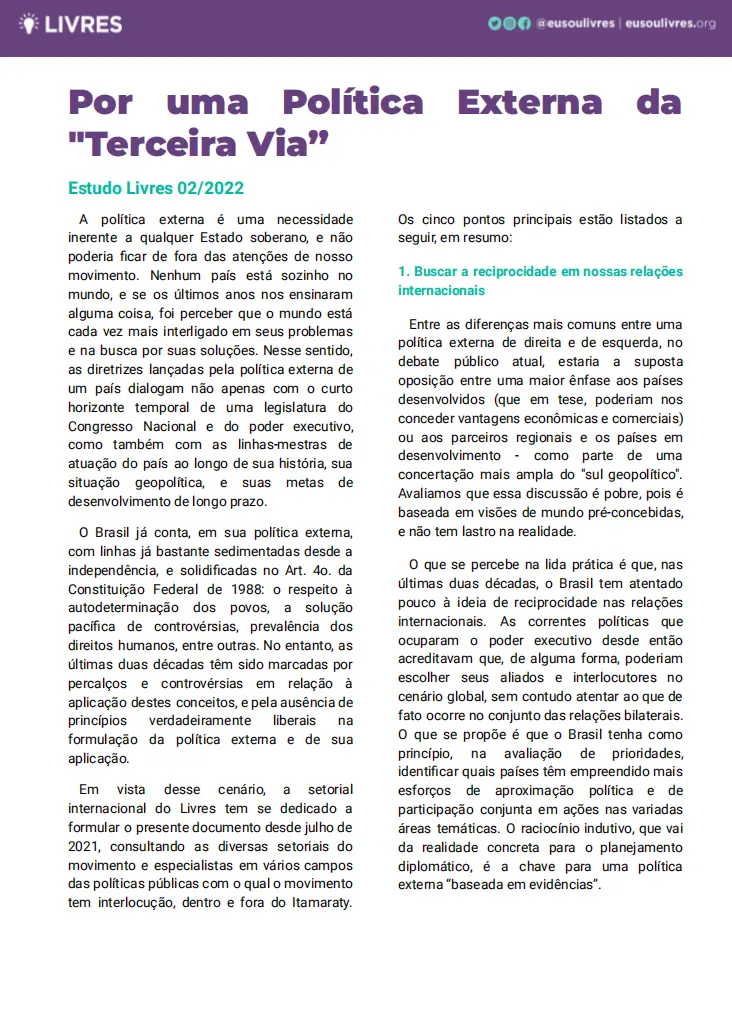 política terceira via