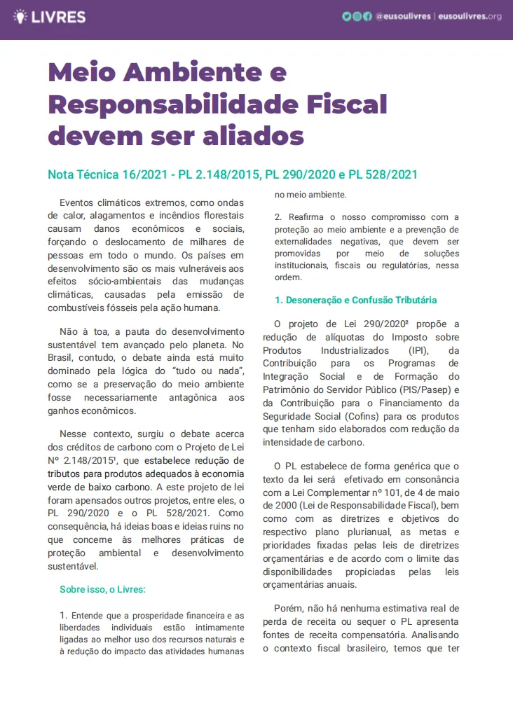 responsabilidade fiscal meio ambiente