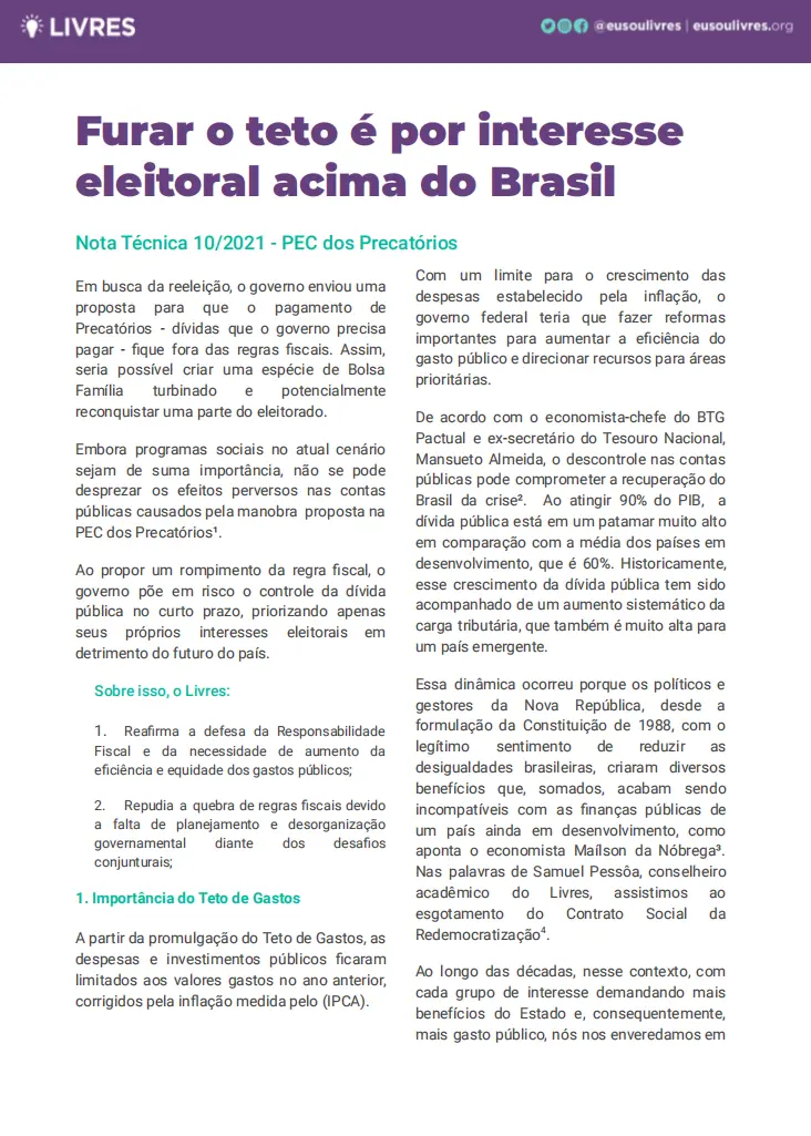 pec furar teto