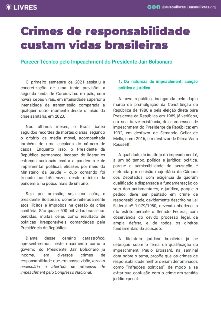 crimes responsabilidades
