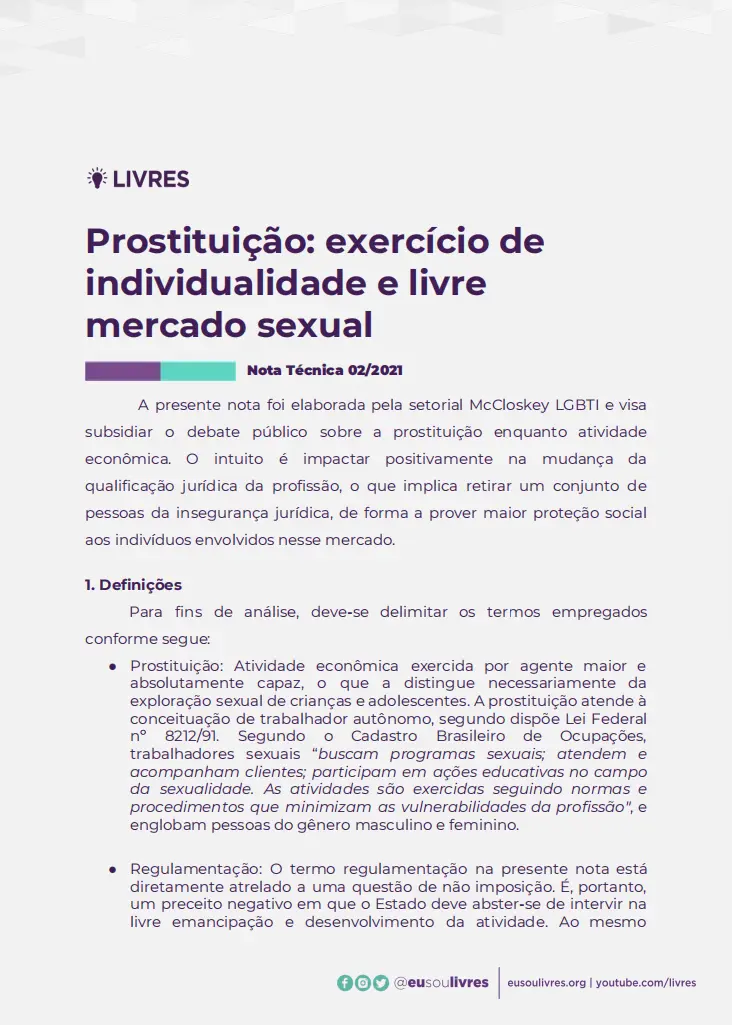 mercado sexual prostituição