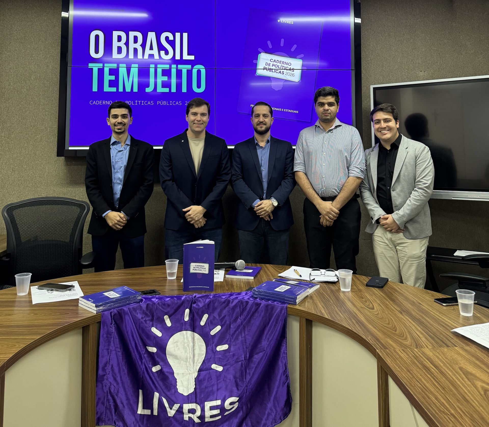 Matheus Rocha, Lucas Kitão, Leonardo Felipe, João Noleto e Rafael Moredo